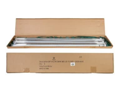 SNOWFALL LIGHT, W/ PLUGS, PURE-WHITE (5-PACK) - Last Chance from Holiday Light Supplies, Ontario