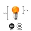 G20 Smooth Bulb - Super Bright Globe Lights G20 from Holiday Light Supplies, Ontario