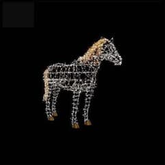 Horse with Mane 6.6' x 1.3' x 5.9' - Animals from Holiday Light Supplies, Ontario