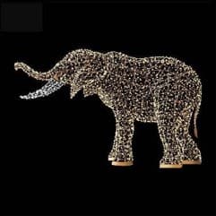 Elephant 9.2' x 2.3' x 5.6' - Animals from Holiday Light Supplies, Ontario