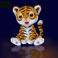 Tiger 4.3' x 3.3' x 4.9' - Animals from Holiday Light Supplies, Ontario
