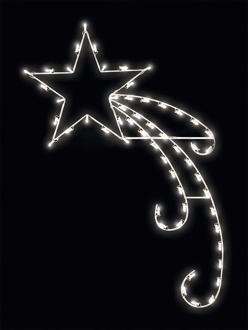 Pole-mount décor — commercial Christmas lighting from Holiday Light Supplies