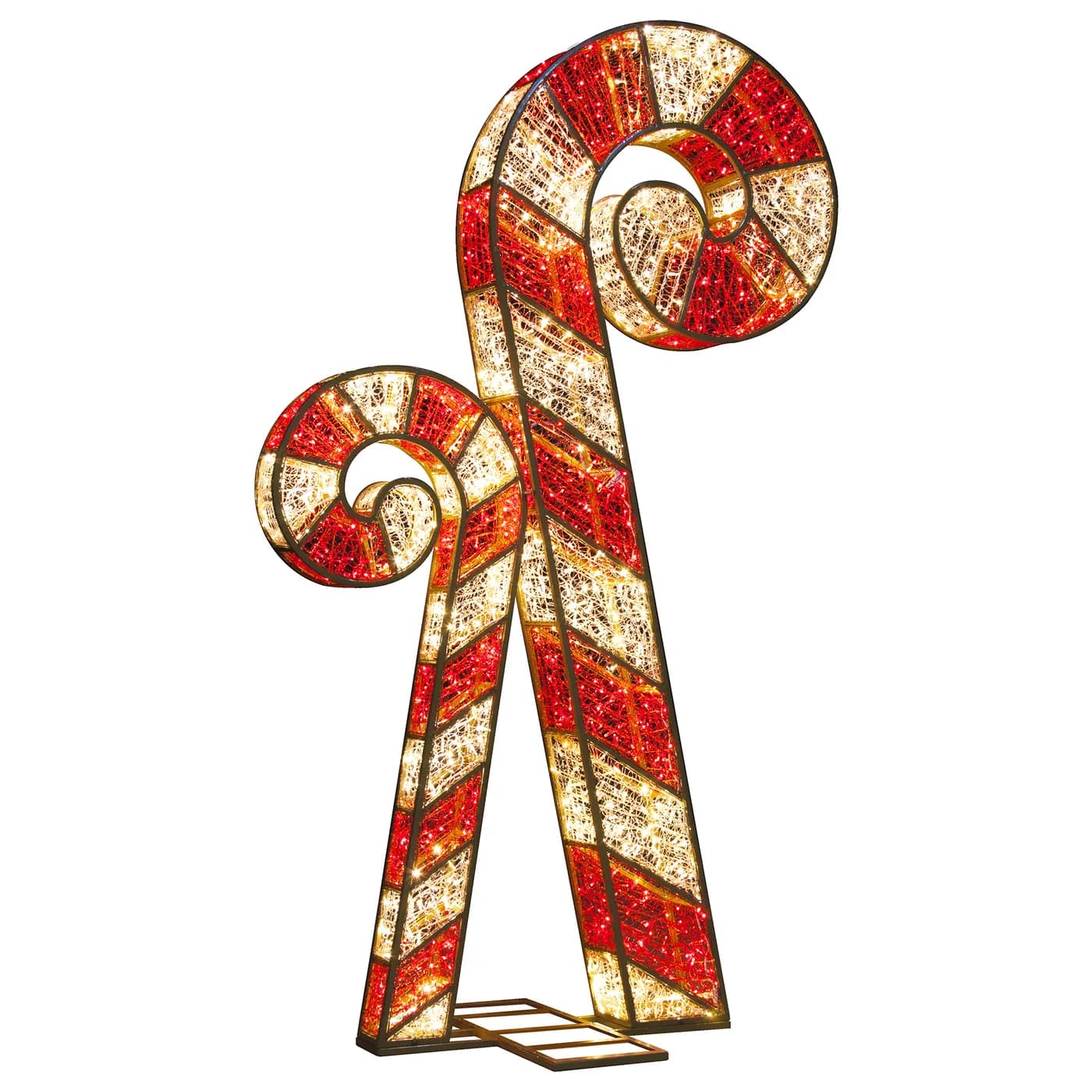 Denton Candy Canes — commercial Christmas lighting from Holiday Light Supplies