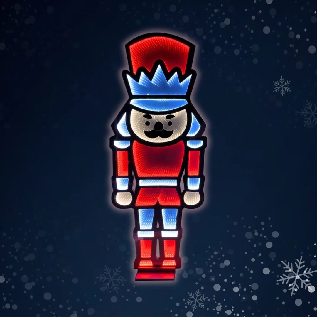 Infinity Nutcracker — commercial Christmas lighting from Holiday Light Supplies