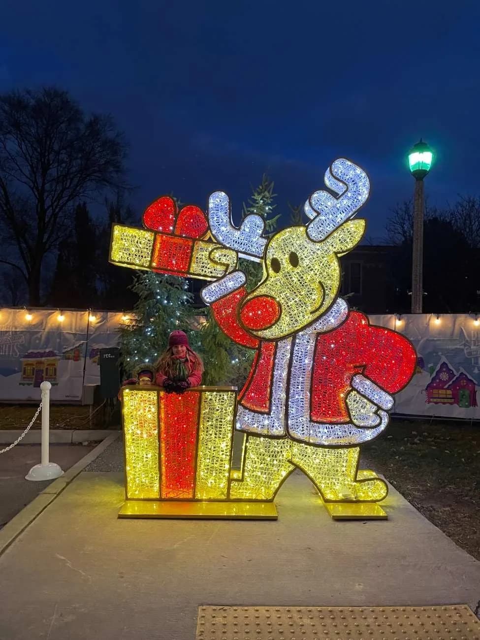 Spokane Reindeer — commercial Christmas lighting from Holiday Light Supplies