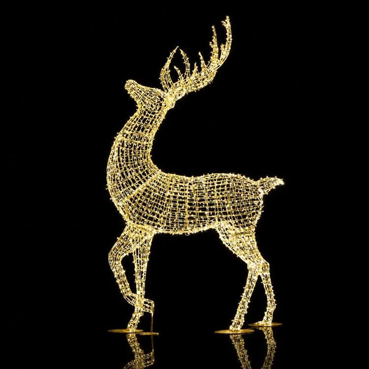 20' Reindeer — commercial Christmas display from Holiday Light Supplies